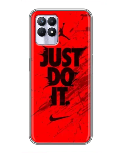 Чехол для Realme 8i с картинкой «Nike Just Do It» Чехол для Realme 8i с картинкой «Nike Just Do It»