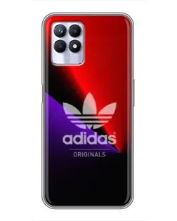 Чохол для Realme 8i з картинкою «Adidas Red Neon»