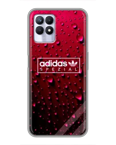 Чехол для Realme 8i с картинкой «Adidas Gold Marble»