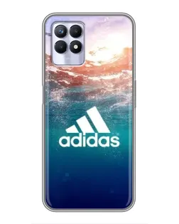 Чохол для Realme 8i з картинкою «Океанська глибина адідас» Чохол для Realme 8i з картинкою «Океанська глибина адідас»