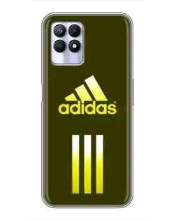 Чехол для Realme 8i с картинкой «Оливковый градиент Adidas»