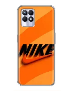 Чохол для Realme 8i з картинкою «Помаранчевий драйв Nike»