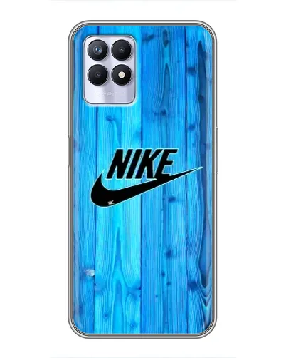 Чехол для Realme 8i с картинкой «Голубое дерево Nike»