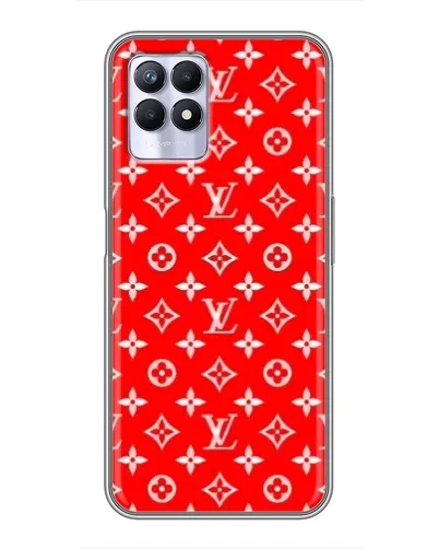 Чехол для Realme 8i с картинкой «Яркий паттерн LV» Чехол для Realme 8i с картинкой «Яркий паттерн LV»