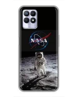 Чехол для Realme 8i с картинкой «Астронавт на Луне» Чехол для Realme 8i с картинкой «Астронавт на Луне»
