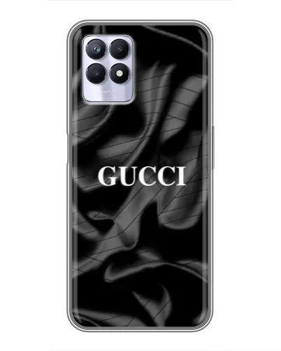 Чехол для Realme 8i с картинкой «Gucci — шелковые волны»