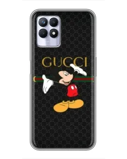Чехол для Realme 8i с картинкой «Микки Маус Gucci»