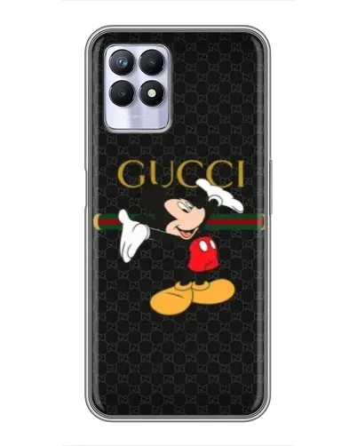 Чехол для Realme 8i с картинкой «Микки Маус Gucci»