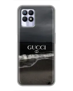 Чехол для Realme 8i с картинкой «Gucci — морской прибой»