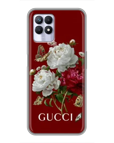 Чехол для Realme 8i с картинкой «Gucci —  сад»