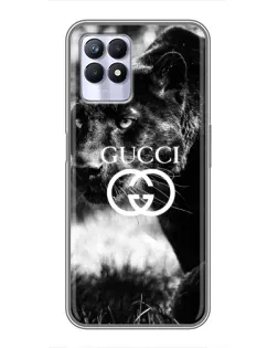 Чехол для Realme 8i с картинкой «Gucci — дикая природа»