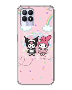 Чохол для Realme 8i з картинкою «My Melody та Kuromi»
