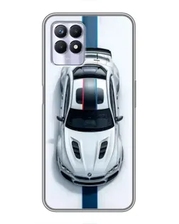 Чохол для Realme 8i з картинкою «Вид зверху — BMW M» Чохол для Realme 8i з картинкою «Вид зверху — BMW M»