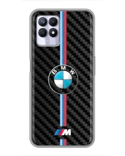 Чехол для Realme 8i с картинкой «Эмблема BMW и карбон» Чехол для Realme 8i с картинкой «Эмблема BMW и карбон»