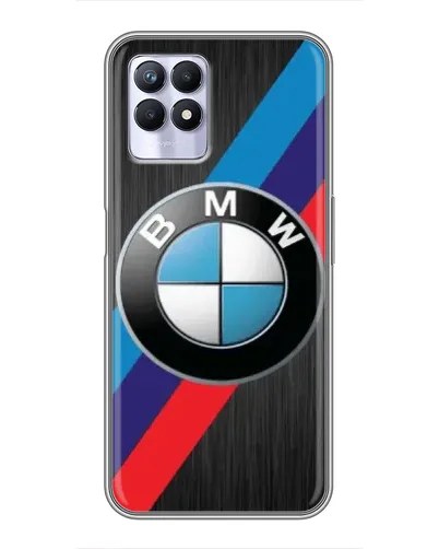 Чехол для Realme 8i с картинкой «BMW M-stripes стиль» Чехол для Realme 8i с картинкой «BMW M-stripes стиль»