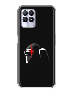 Чохол для Realme 8i з картинкою «Among Us шолом» Чохол для Realme 8i з картинкою «Among Us шолом»
