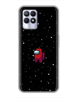 Чохол для Realme 8i з картинкою «Червоний Among Us»