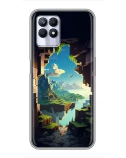 Чохол для Realme 8i з картинкою «Вид з печери» Чохол для Realme 8i з картинкою «Вид з печери»