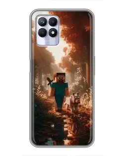 Чохол для Realme 8i з картинкою «Стів у лісі» Чохол для Realme 8i з картинкою «Стів у лісі»