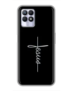 Чехол для Realme 8i с картинкой «Тонкая линия веры»