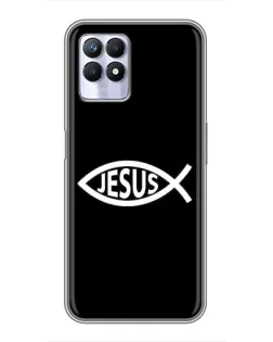 Чехол для Realme 8i с картинкой «Классический Jesus»