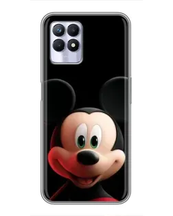 Чехол для Realme 8i с картинкой «Улыбающийся Микки Маус»