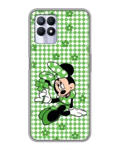 Чехол для Realme 8i с картинкой «Mickey в клетку»
