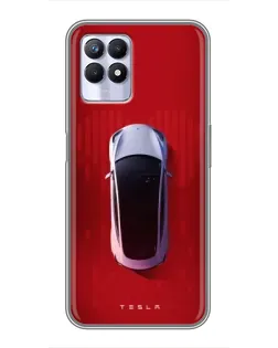 Чохол для Realme 8i з картинкою «Tesla Top View» Чохол для Realme 8i з картинкою «Tesla Top View»