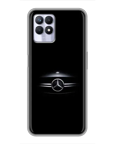 Чехол для Realme 8i с картинкой «Mercedes — абстрактные линии» Чехол для Realme 8i с картинкой «Mercedes — абстрактные линии»