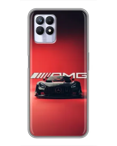 Чехол для Realme 8i с картинкой «Mercedes AMG — красная линия» Чехол для Realme 8i с картинкой «Mercedes AMG — красная линия»
