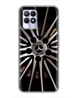 Чехол для Realme 8i с картинкой «Диск Mercedes»