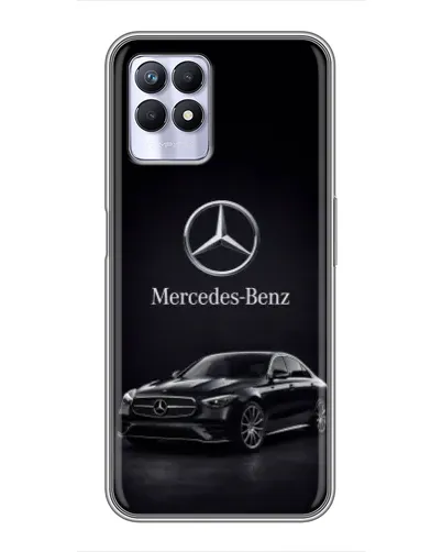 Чехол для Realme 8i с картинкой «Mercedes — решетка радиатора» Чехол для Realme 8i с картинкой «Mercedes — решетка радиатора»