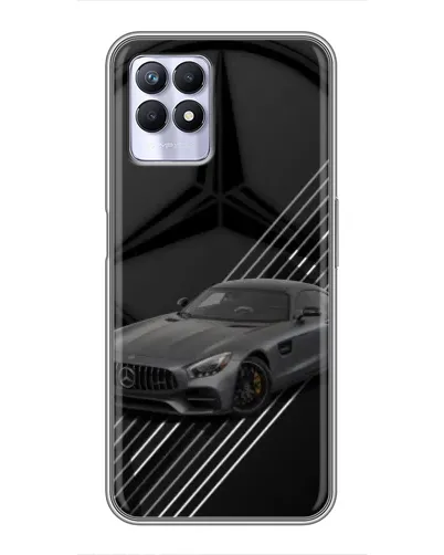 Чехол для Realme 8i с картинкой «Mercedes AMG — графика» Чехол для Realme 8i с картинкой «Mercedes AMG — графика»