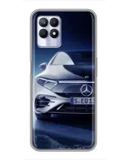 Чехол для Realme 8i с картинкой «Mercedes EQ — будущее»