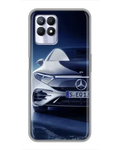 Чехол для Realme 8i с картинкой «Mercedes EQ — будущее» Чехол для Realme 8i с картинкой «Mercedes EQ — будущее»