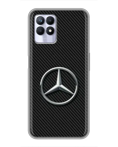 Чехол для Realme 8i с картинкой «Карбоновый Mercedes стиль» Чехол для Realme 8i с картинкой «Карбоновый Mercedes стиль»