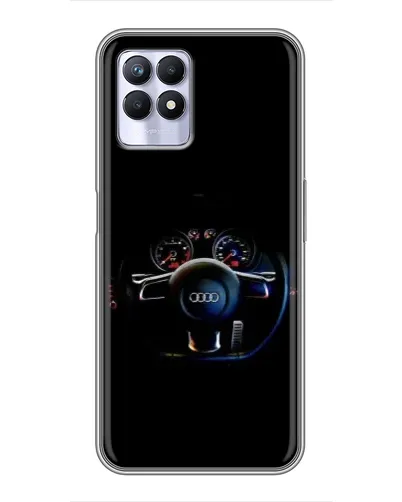 Чехол для Realme 8i с картинкой «Салон Audi — руль» Чехол для Realme 8i с картинкой «Салон Audi — руль»