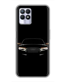 Чохол для Realme 8i з картинкою «Audi — нічний контур» Чохол для Realme 8i з картинкою «Audi — нічний контур»