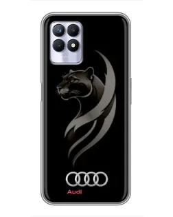Чохол для Realme 8i з картинкою «Графіка — пантера та Audi» Чохол для Realme 8i з картинкою «Графіка — пантера та Audi»