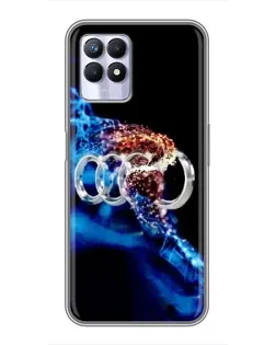 Чохол для Realme 8i з картинкою «Енергія лого Audi» Чохол для Realme 8i з картинкою «Енергія лого Audi»