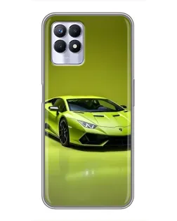 Чохол для Realme 8i з картинкою «Салатовий Lamborghini Huracan» Чохол для Realme 8i з картинкою «Салатовий Lamborghini Huracan»