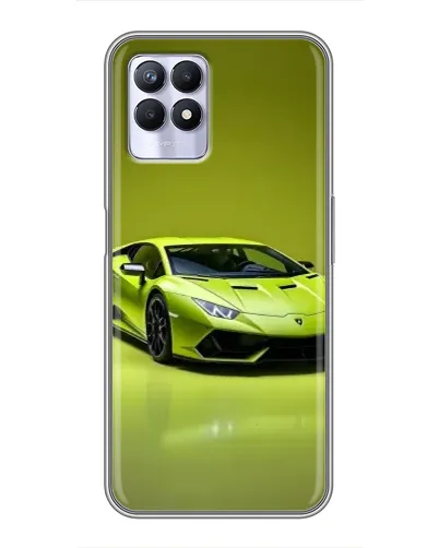 Чехол для Realme 8i с картинкой «Салатовый Lamborghini Huracan» Чехол для Realme 8i с картинкой «Салатовый Lamborghini Huracan»