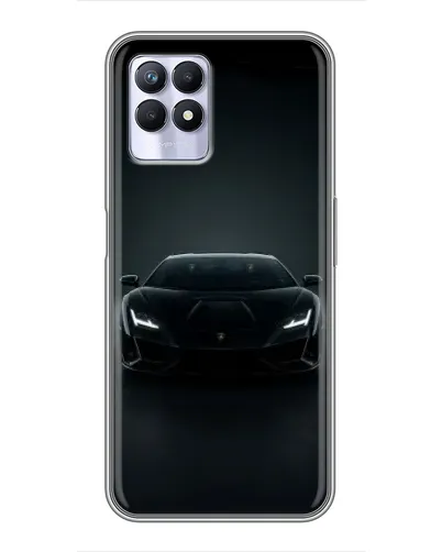 Чехол для Realme 8i с картинкой «Черный Lamborghini Aventador» Чехол для Realme 8i с картинкой «Черный Lamborghini Aventador»
