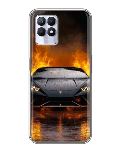 Чехол для Realme 8i с картинкой «Lamborghini в огне» Чехол для Realme 8i с картинкой «Lamborghini в огне»