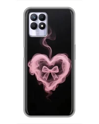 Чехол для Realme 8i с картинкой «Дымчатое сердце»