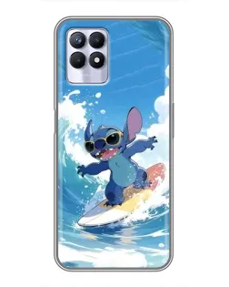 Чохол для Realme 8i з картинкою «Стіч на хвилі» Чохол для Realme 8i з картинкою «Стіч на хвилі»