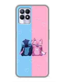 Чохол для Realme 8i з картинкою «Stitch та Angel Love» Чохол для Realme 8i з картинкою «Stitch та Angel Love»