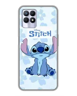 Чохол для Realme 8i з картинкою «Stitch серед квітів» Чохол для Realme 8i з картинкою «Stitch серед квітів»
