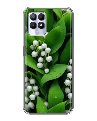 Чехол для Realme 8i с картинкой «Ландыши в зелени»