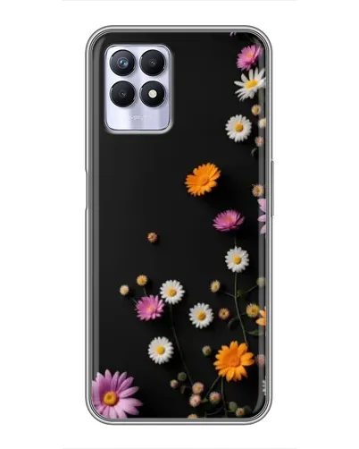Чехол для Realme 8i с картинкой «Цветочная композиция»
